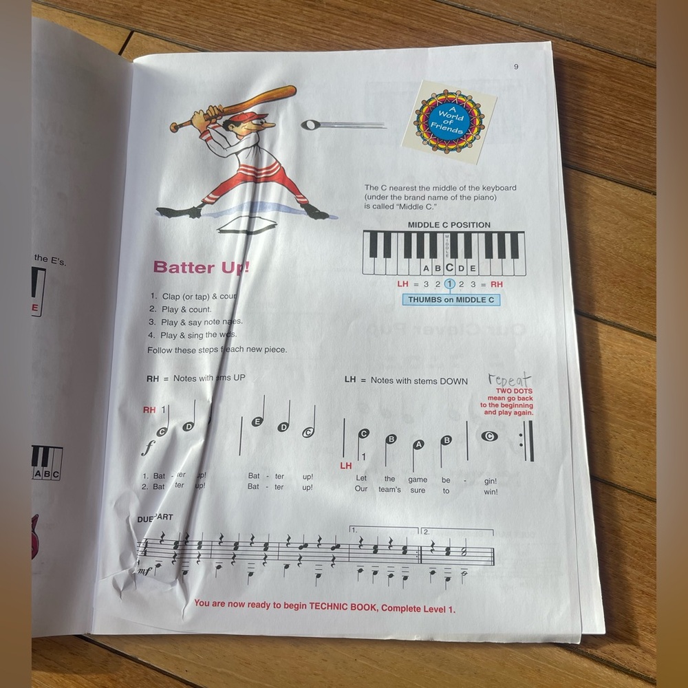 Alfred’s Basic Piano Library Lesson Book Level 1 & Theory Book Level 1 Set - Picture 4 of 9